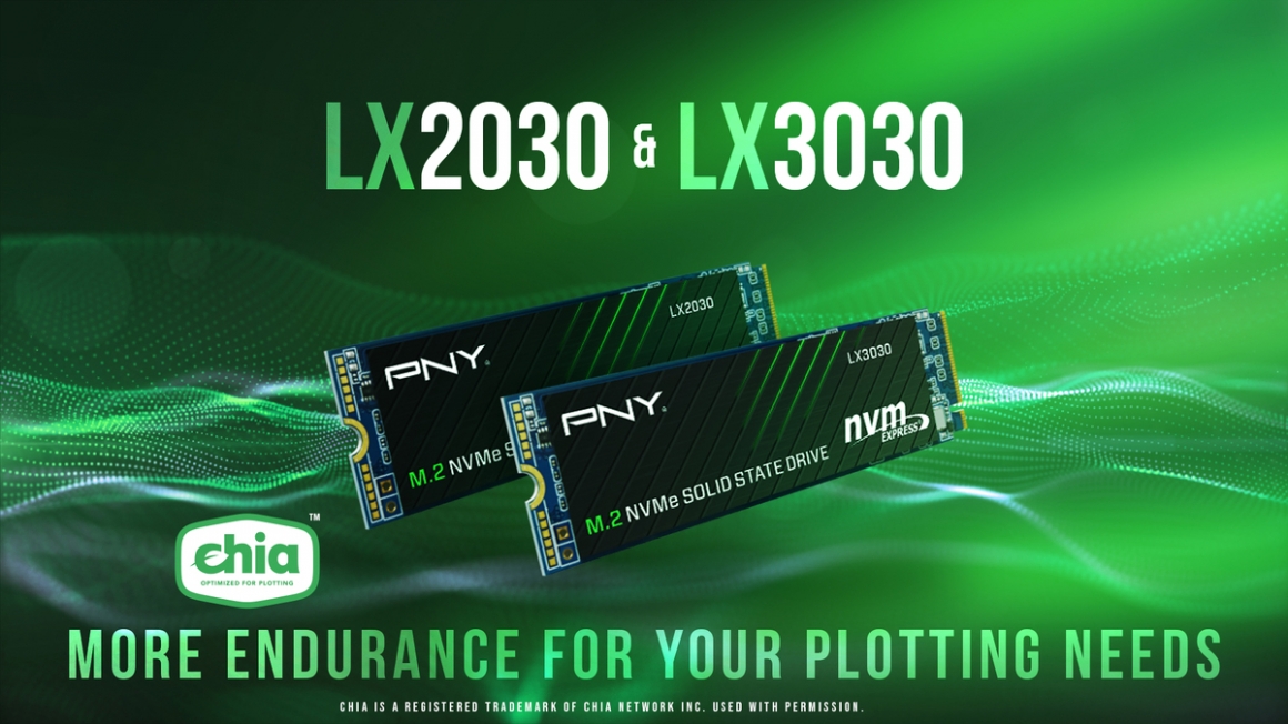 PNY LX2030 and LX3030 M.2 NVMe Gen3 x4 Solid State Drives