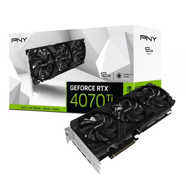 PNY NVIDIA GeForce RTX 4070 Ti XLR8 Gaming VCG4070T12TFXXPB1 B&H