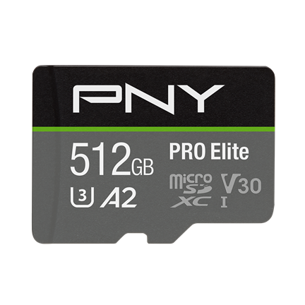 512GB PNY Elite microSDXC Card Class 10