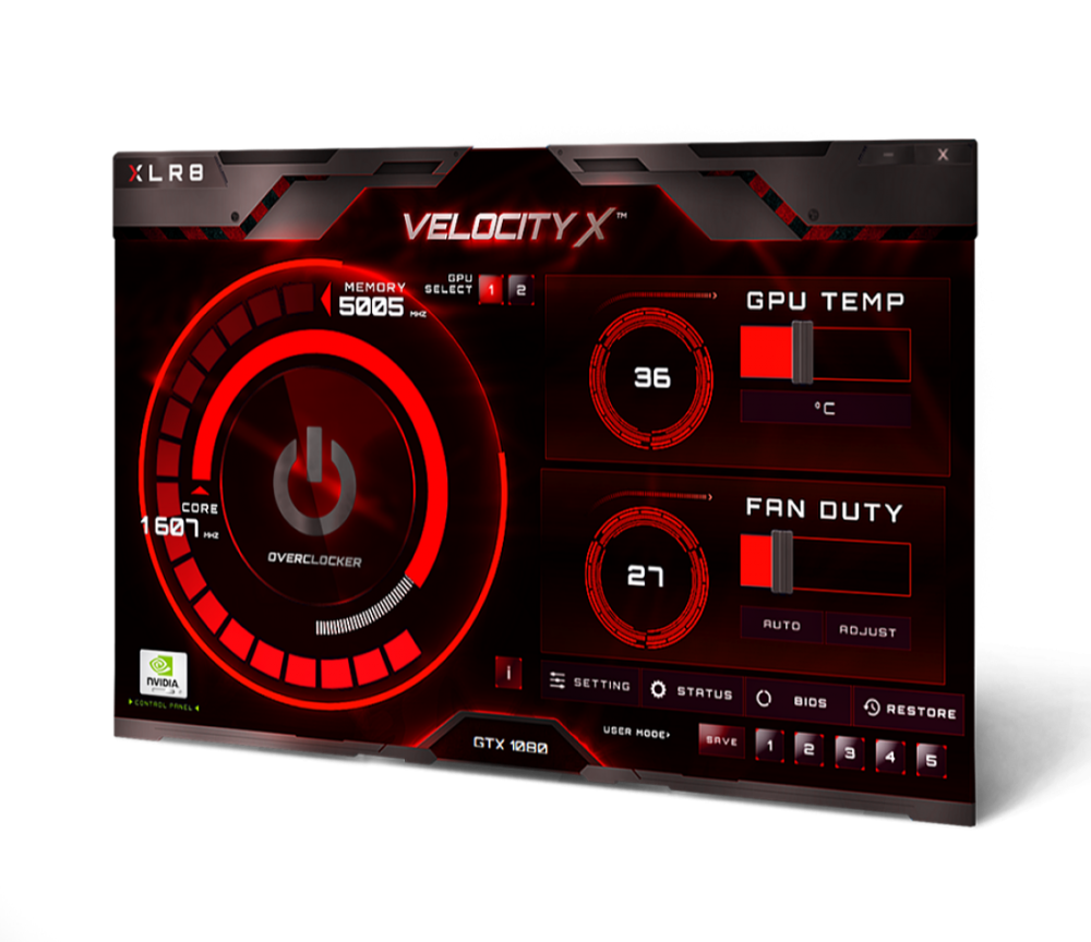 Velocity X Overclocking Software